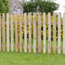 Round Top Picket Pale Fencing