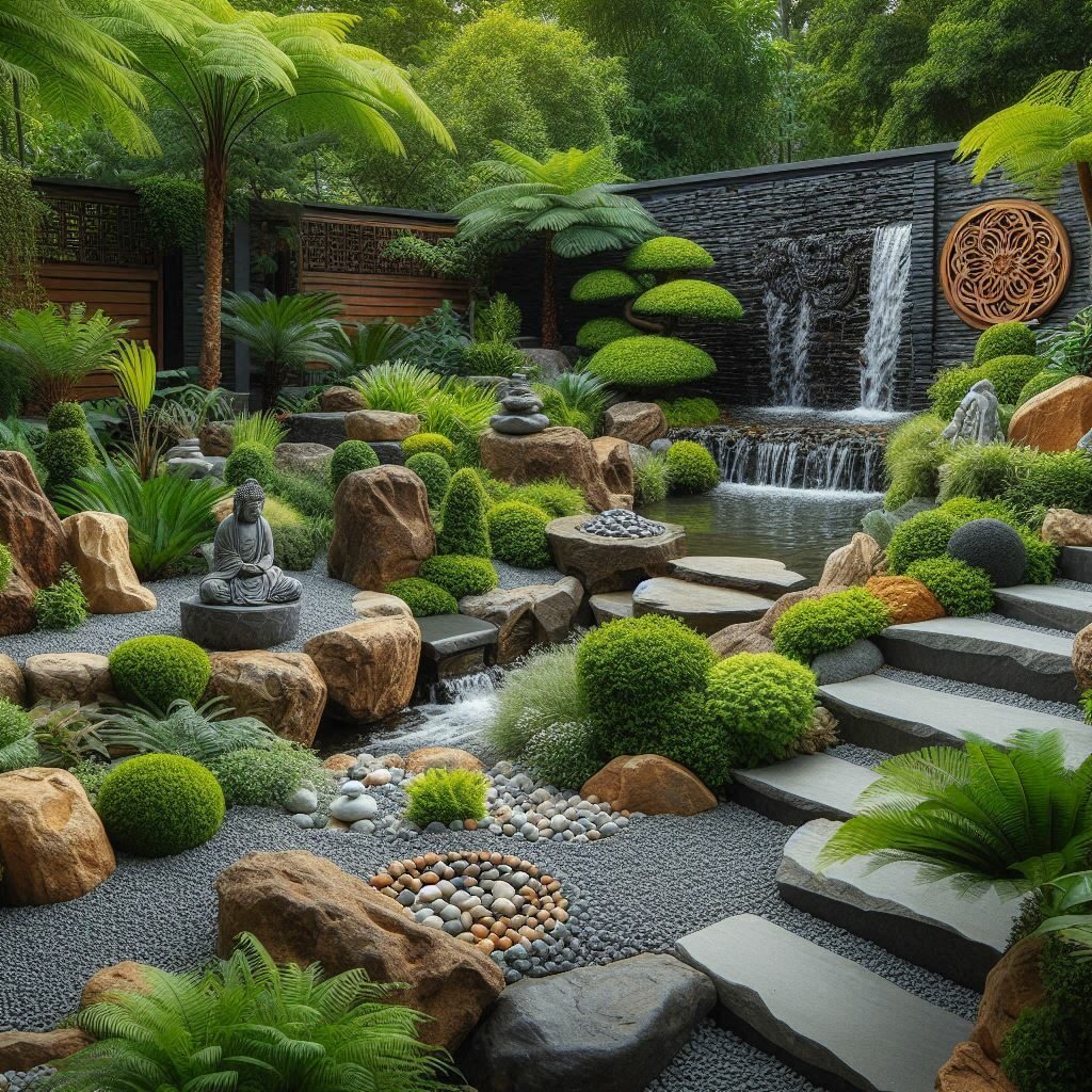 Rock Garden - Garden Stones Idea