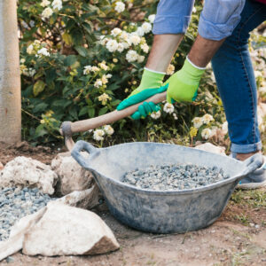 How to lay stones in the garden