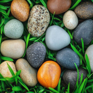 Different types of garden stones